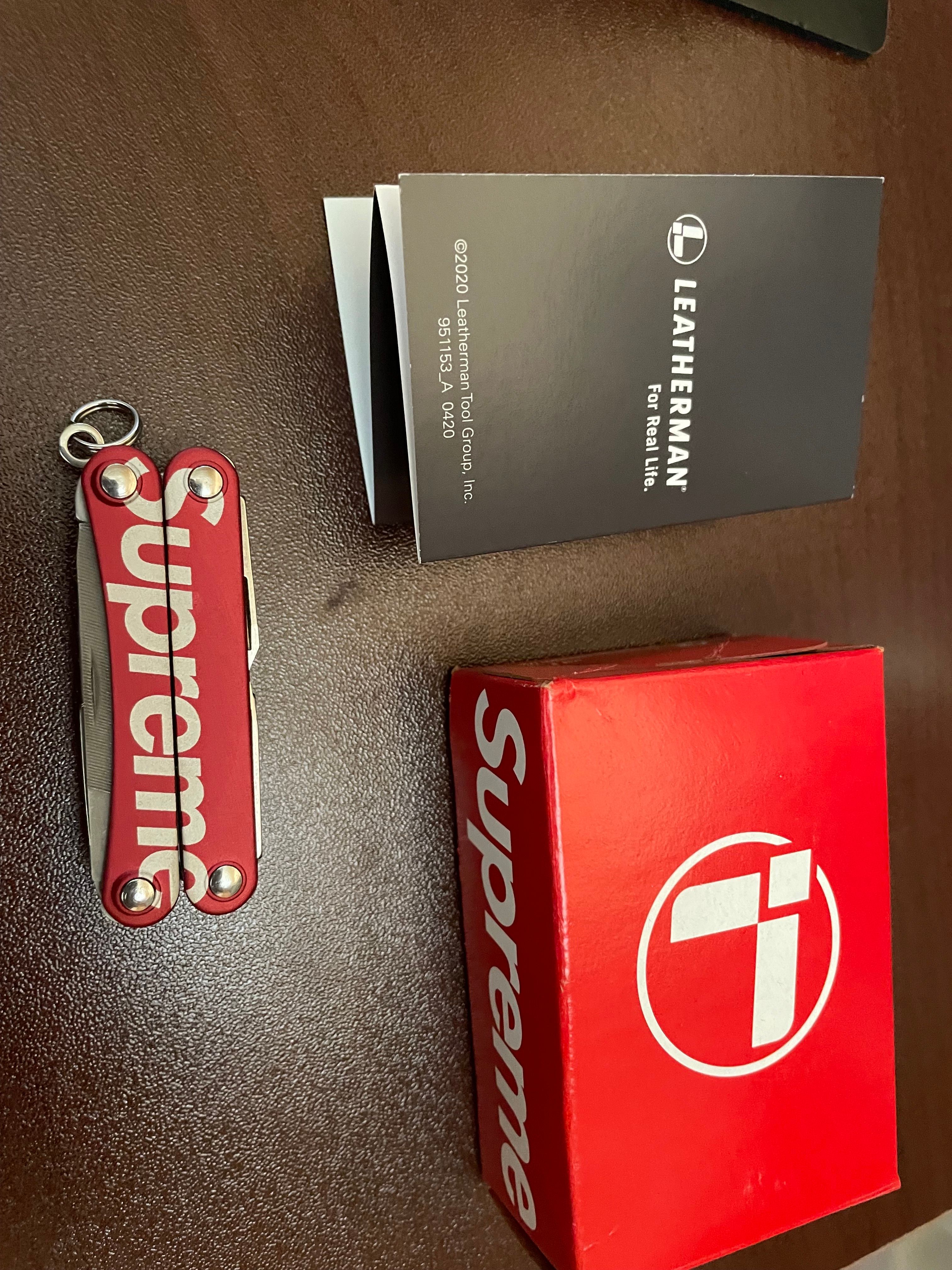 Supreme x Leatherman Squirt PS4 Multitool "Red"