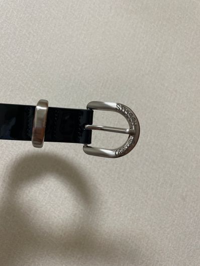 Stussy Patent Leather Belt "Black"