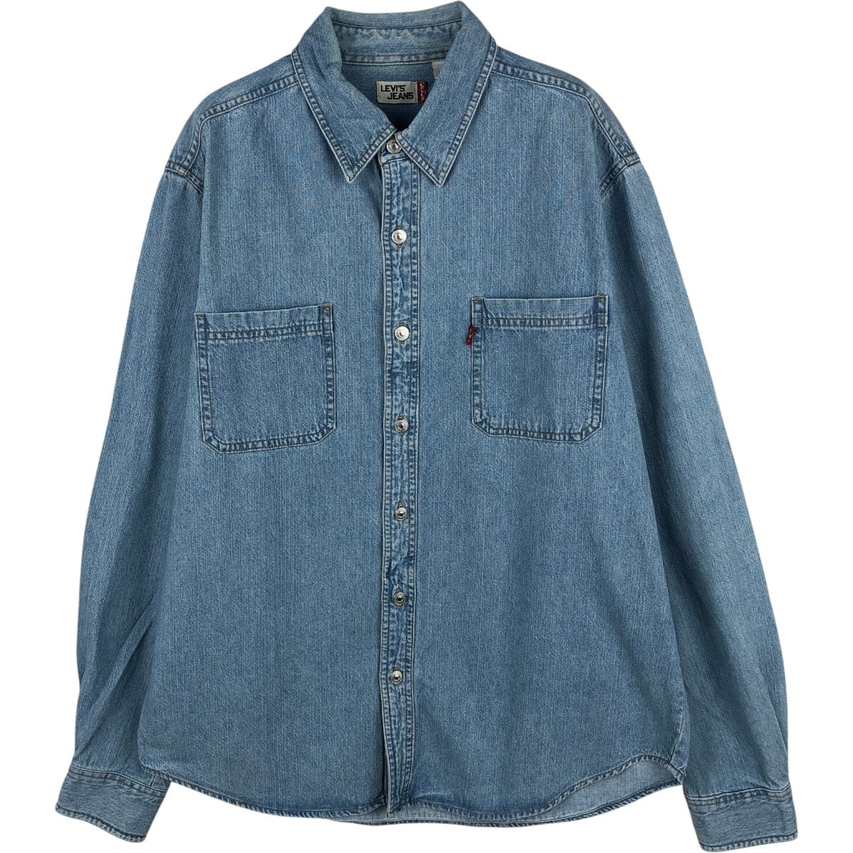 古着 90~00年代 リーバイス Levi's JEANS 長袖 デニムシャツ メンズL相当 ヴィンテージ/eaa672362