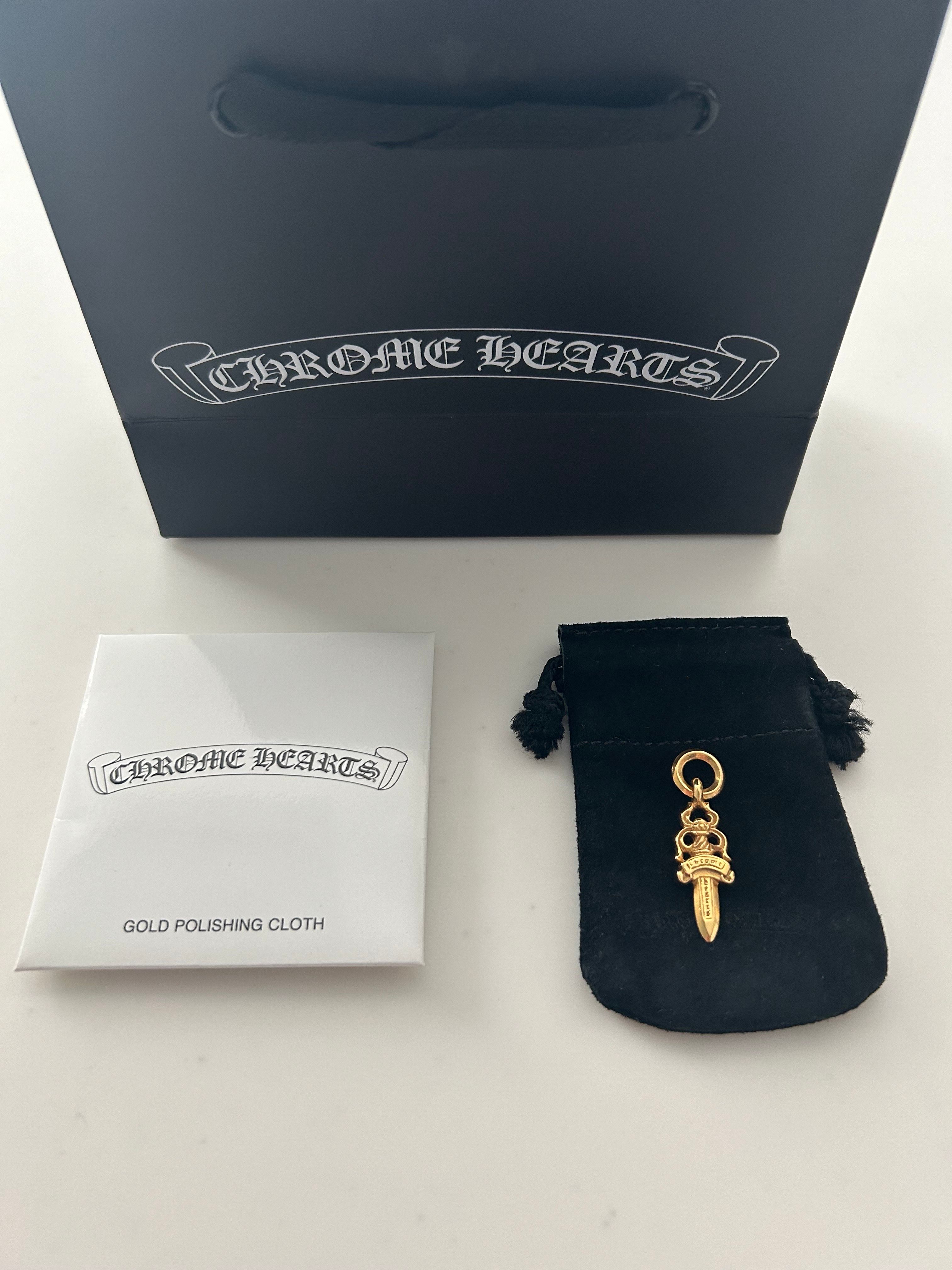 Chrome Hearts 22K # 5 Dagger Charm "Gold"