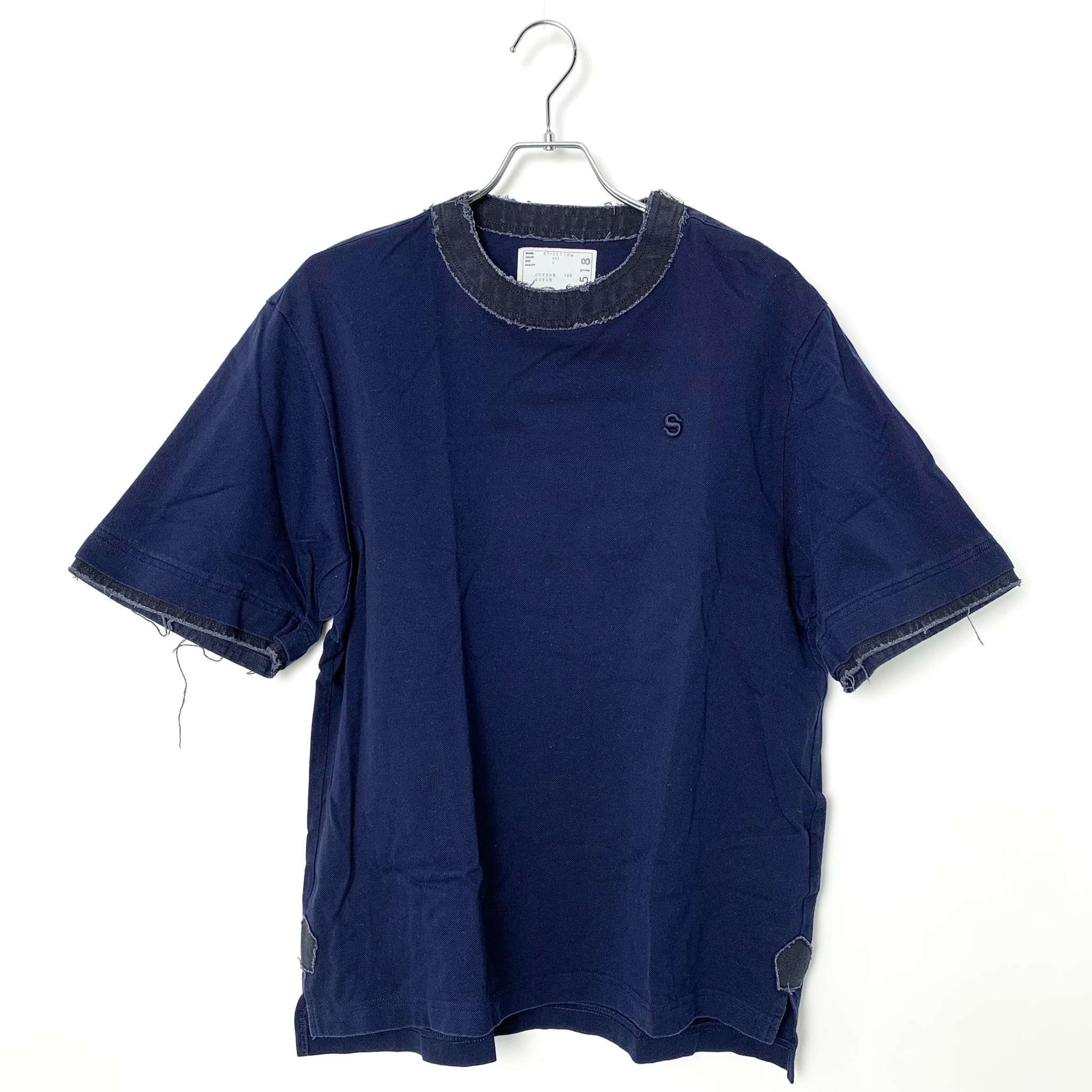 Cotton Jersey Pullover Navy