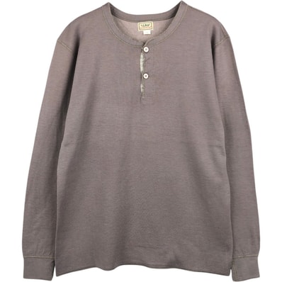 古着 エルエルビーン L.L.Bean ヘンリーネック ロングTシャツ ロンT メンズL相当/eaa684647