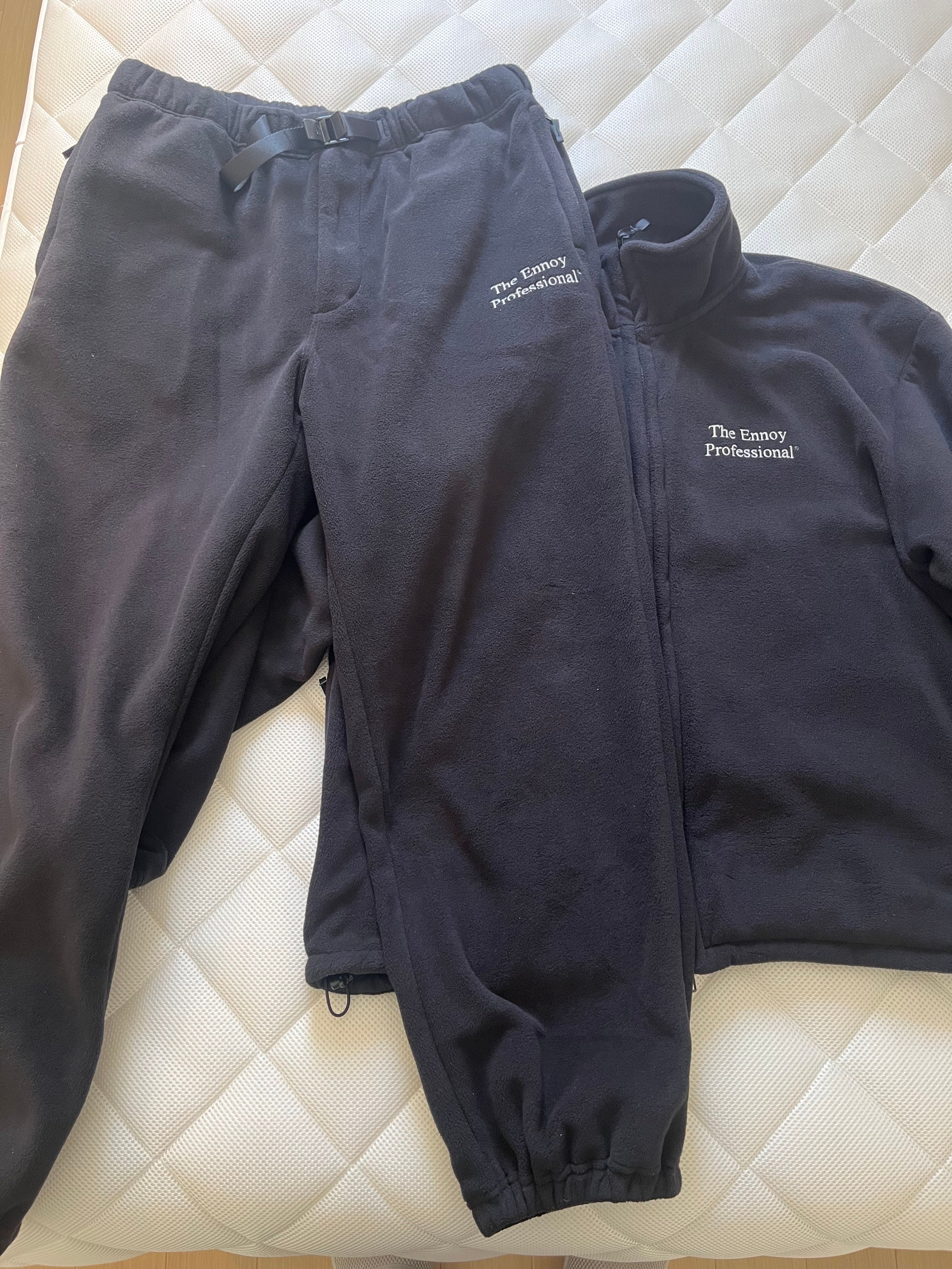 ENNOY 24AW Polartec Fleece Set Up "Black"