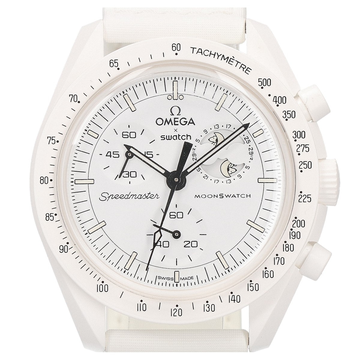 スウォッチ x OMEGA オメガ SO33W700 Moonswatch MISSION TO THE MOONPHASE Snoopy スヌーピー ムーンフェイズ
