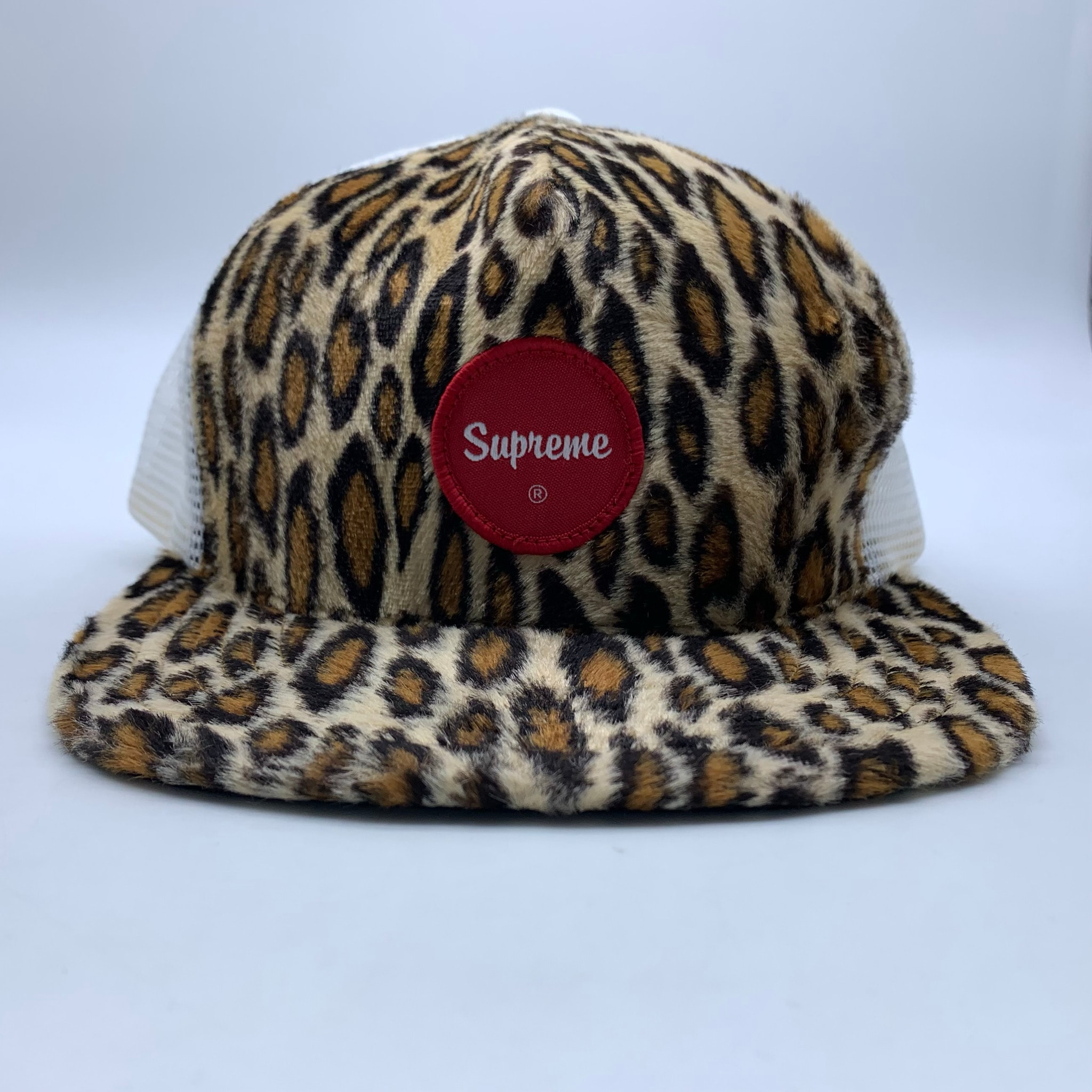 Supreme Leopard Mesh Back 5-Panel "Beige"