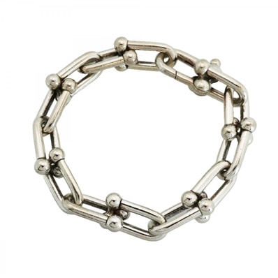 【6jfb0261】ティファニー ブレスレット ハードウェア シルバー925【中古】レディース