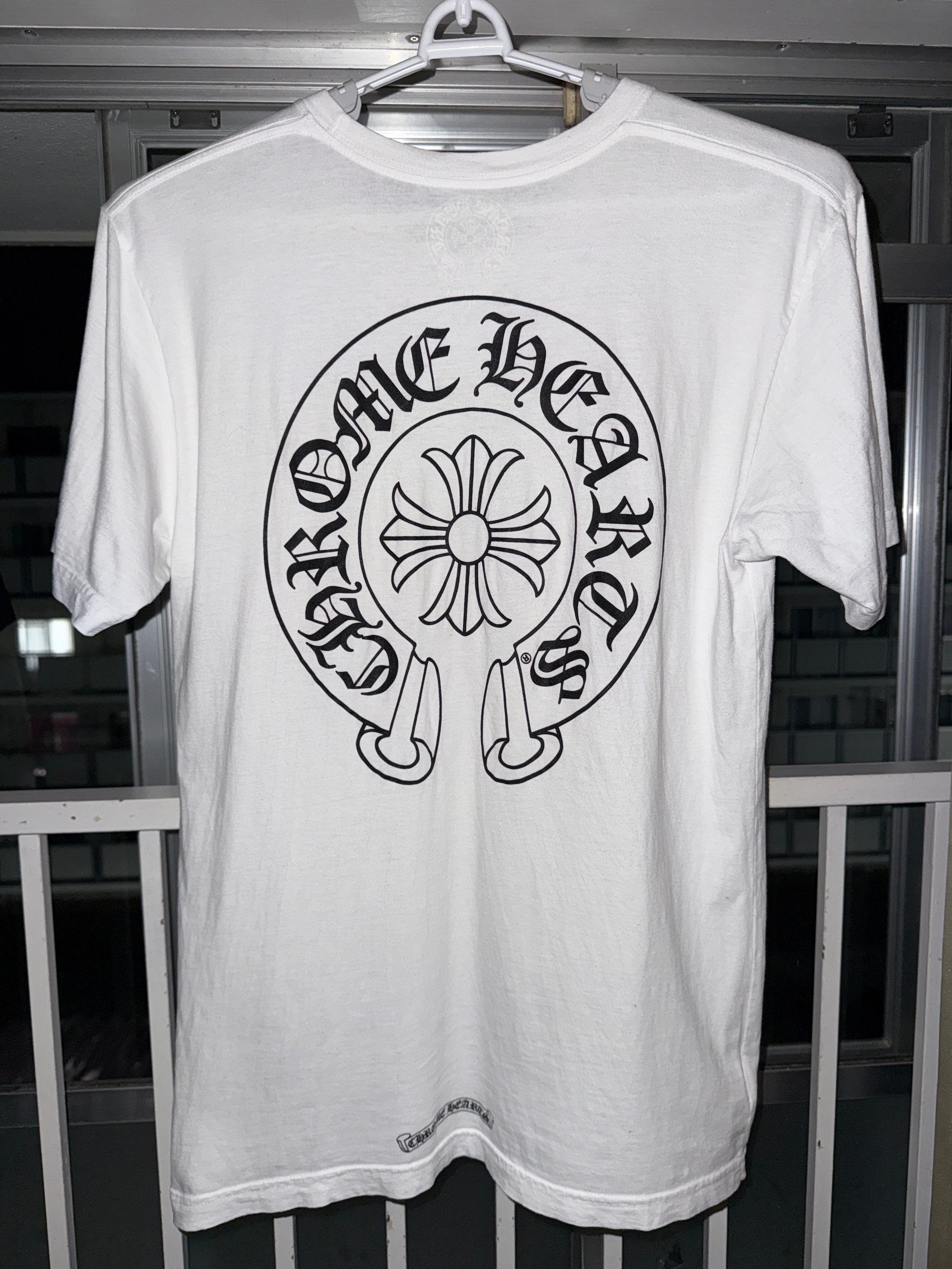 Chrome Hearts Horse Shoe Logo Pocket T-Shirt "White"