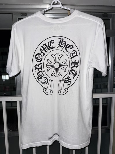 Chrome Hearts Horse Shoe Logo Pocket T-Shirt "White"