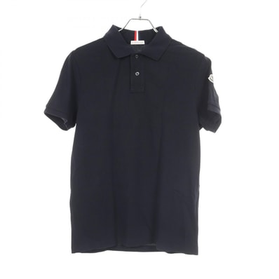 モンクレール MONCLER 半袖 ポロシャツ 衣料品 トップス コットン メンズ ネイビー系 8306200 【中古】