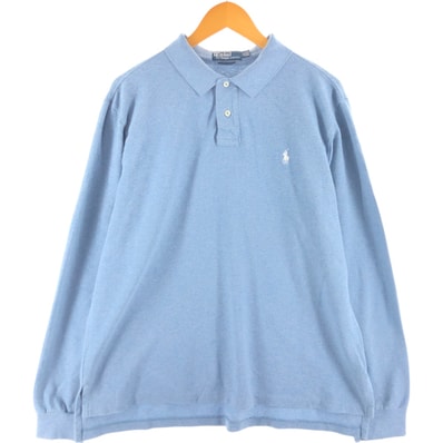 古着 ラルフローレン Ralph Lauren POLO by Ralph Lauren CUSTOM FIT 長袖 ポロシャツ メンズXXL相当/eaa525991