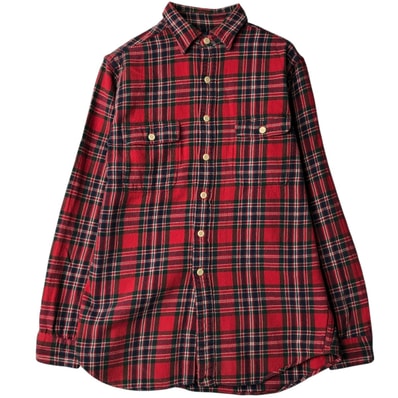 古着 ラルフローレン Ralph Lauren POLO by Ralph Lauren 長袖 ライトネルチェックシャツ メンズM相当/eaa637972