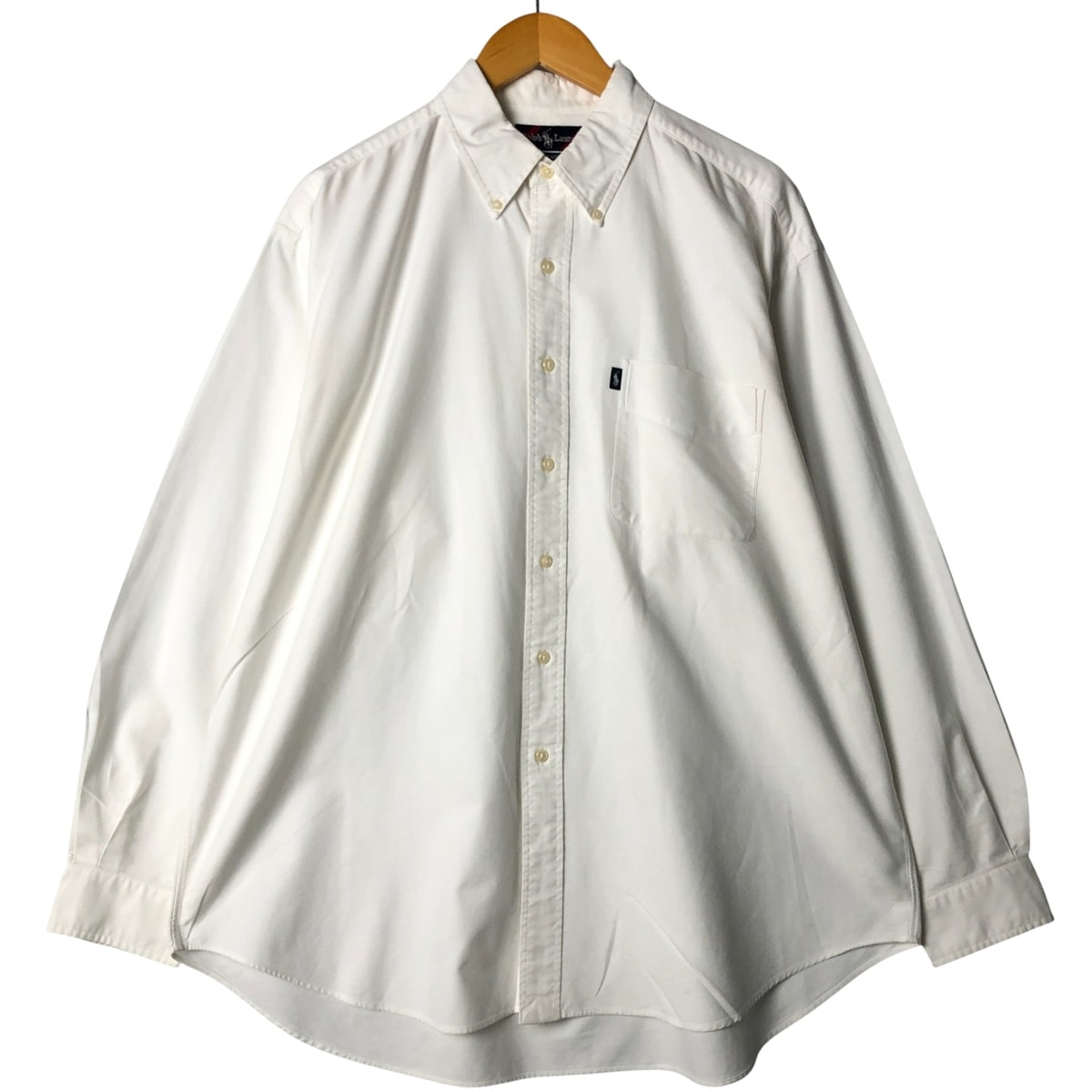 古着 ラルフローレン Ralph Lauren BLAIRE 長袖 ボタンダウンシャツ メンズXL相当/eaa585478