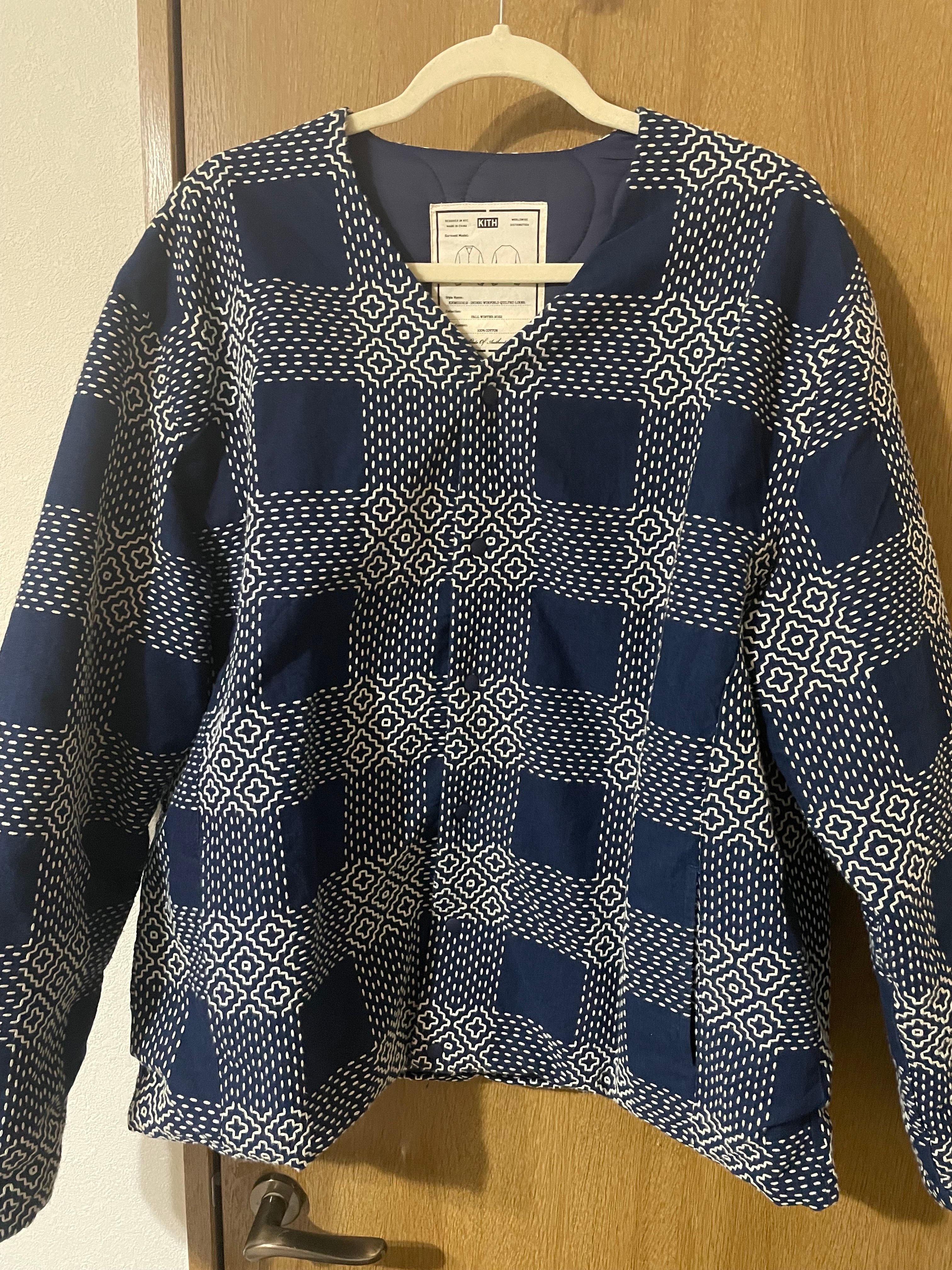 Kith Indigo Winfield Quilted Liner "Nocturnal"