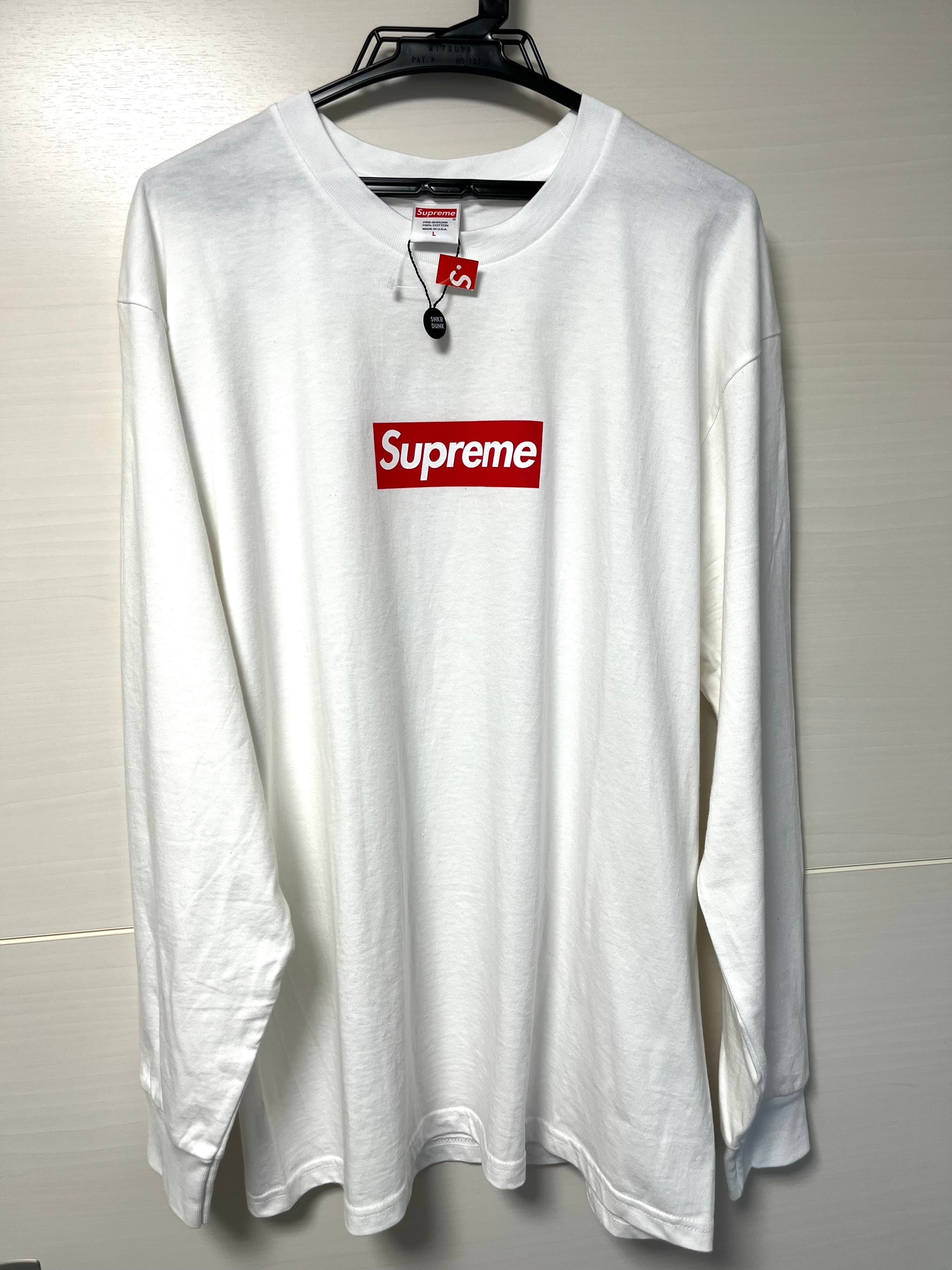 Supreme Box Logo L/S Tee "White"