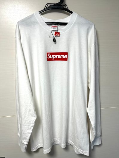 Supreme Box Logo L/S Tee "White"
