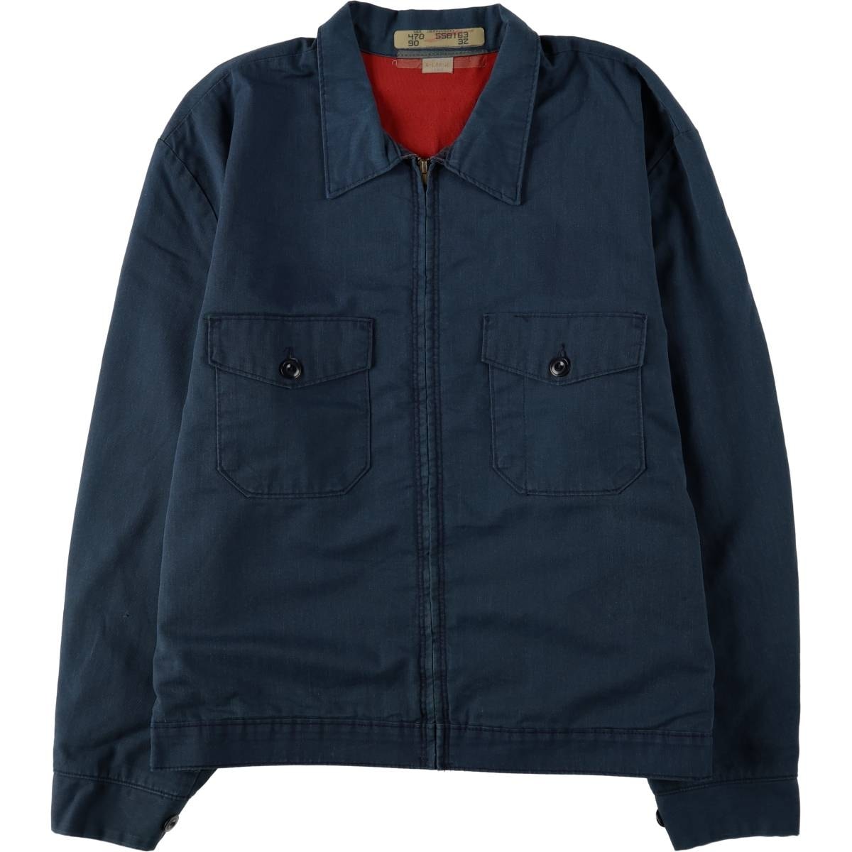 古着 80~90年代 レッドキャップ Red kap 中綿入り ワークジャケット USA製 メンズXL相当/eaa673284
