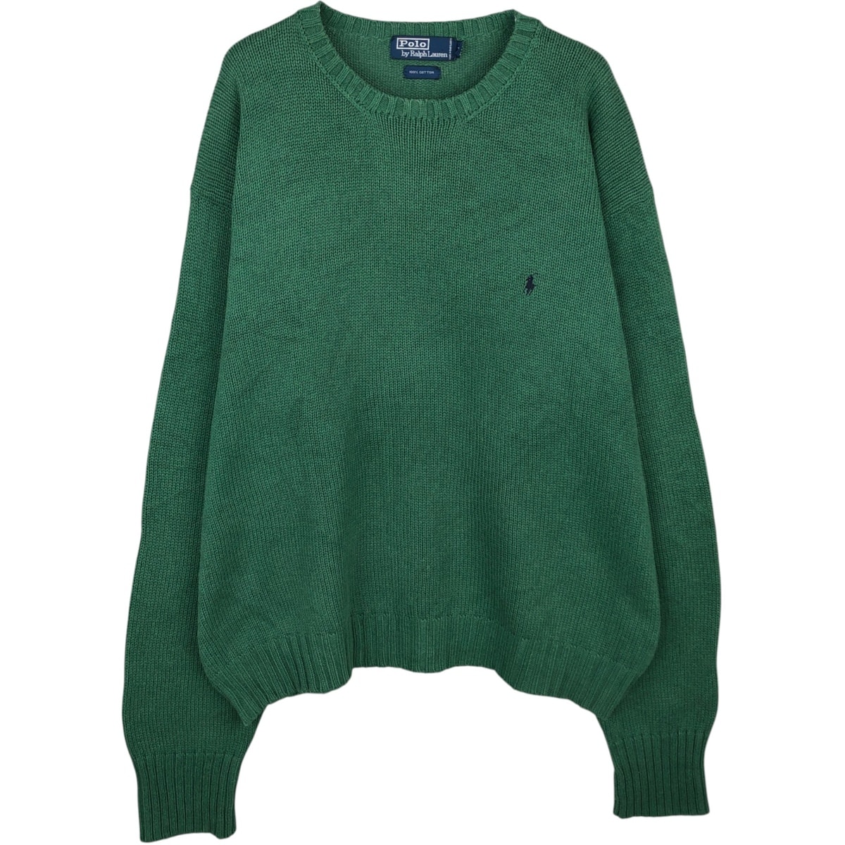 古着 ラルフローレン Ralph Lauren POLO by Ralph Lauren コットンニットセーター メンズXXL相当/eaa627086