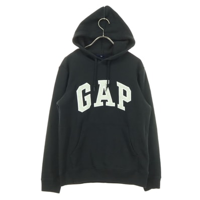 GAP ギャップ 裏起毛 長袖 スウェットパーカー XXS ブラック