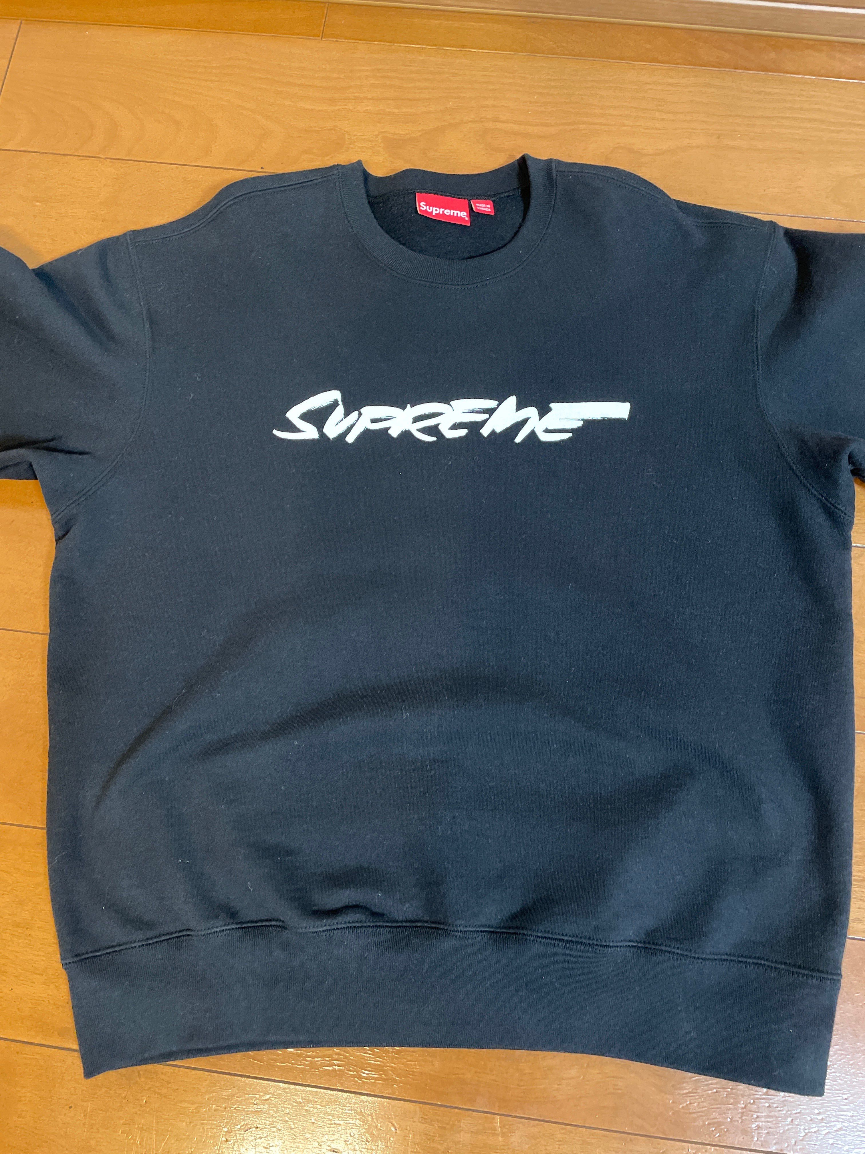 Supreme Futura Logo Crewneck "Black"