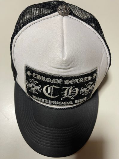 Chrome Hearts Trucker Cap CH "Black/White"