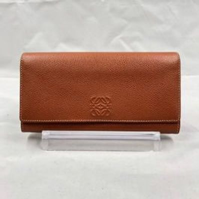 Loewe Anagram Long Wallet "Brown"