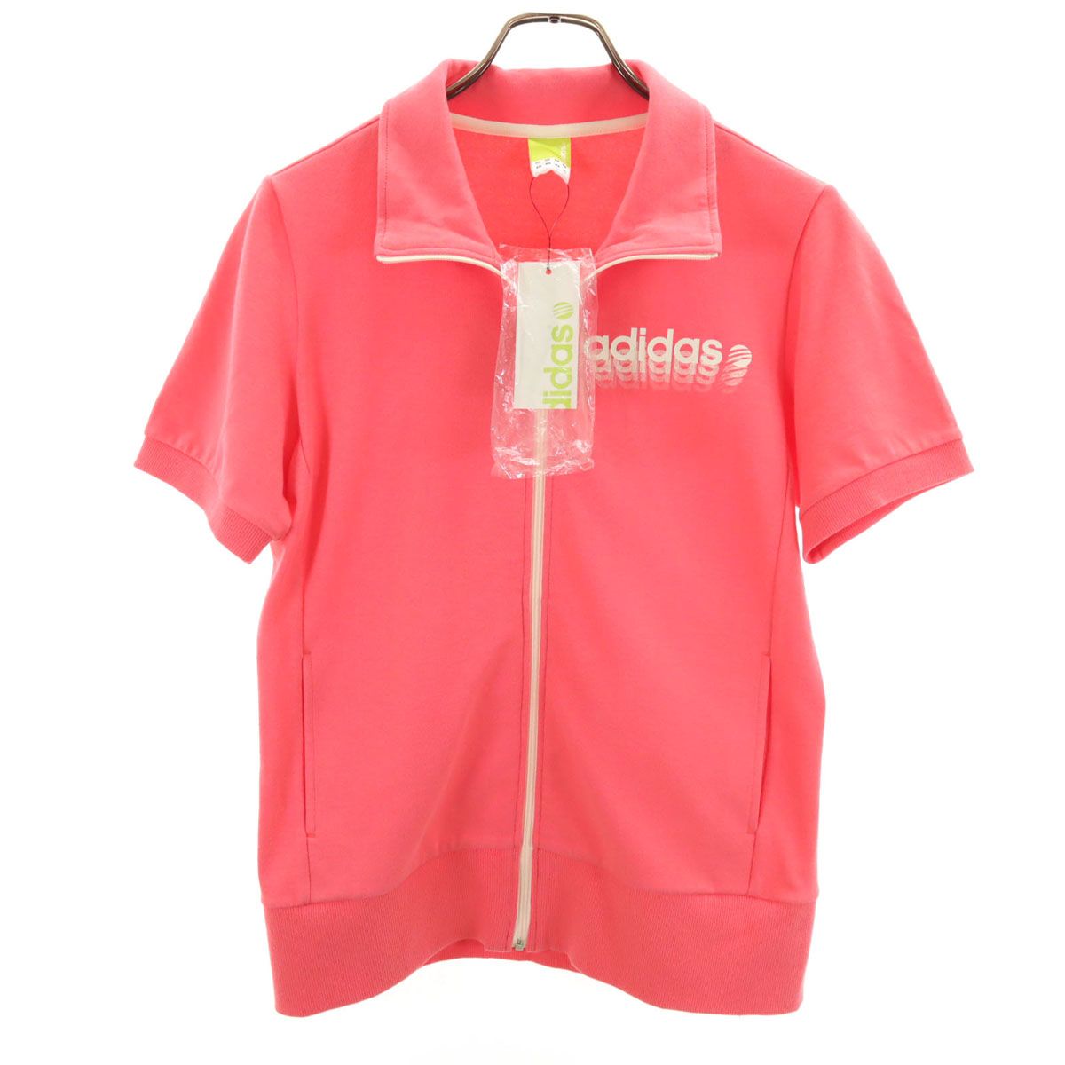 未使用 adidas 半袖 スウェット ジャケット