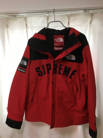 Supreme x The North Face Arc Logo Mountain Parka "Red"
