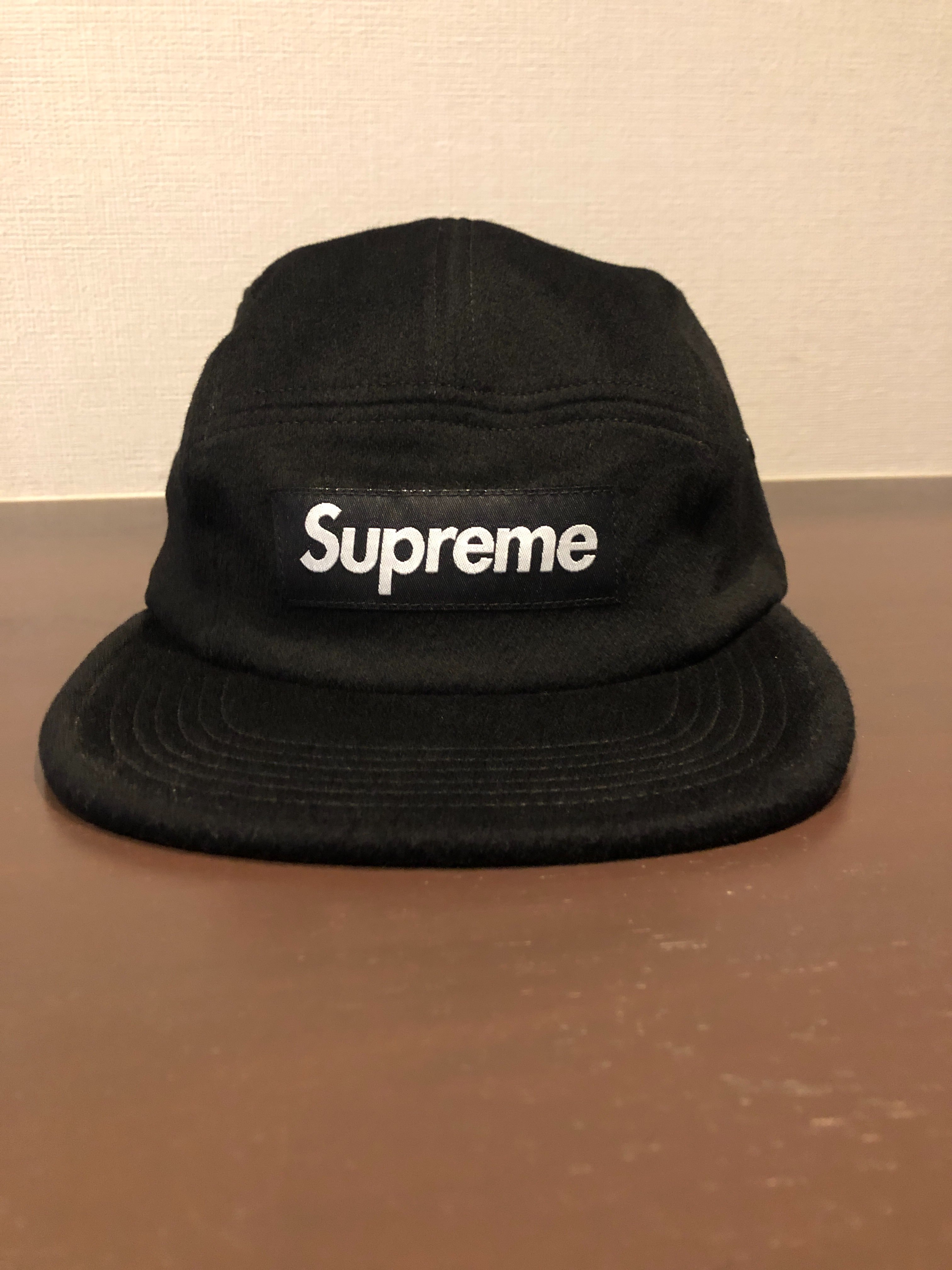 Supreme Wool Camp Cap "Black"