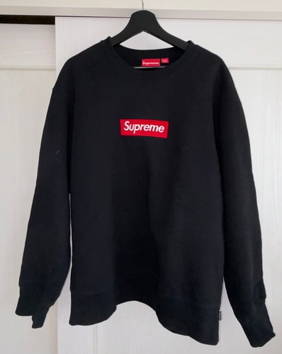 Supreme Box Logo Crewneck "Black" (22FW)