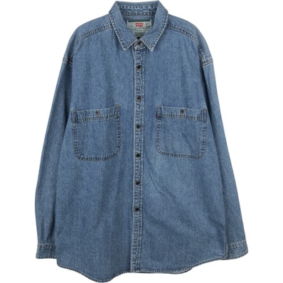 古着 90年代 リーバイス Levi's 長袖 デニムシャツ メンズL相当 ヴィンテージ/eaa652025