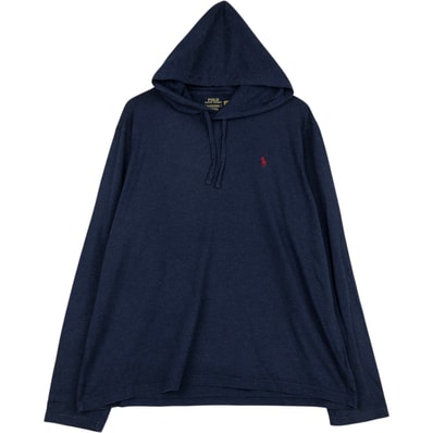 古着 ラルフローレン Ralph Lauren POLO RALPH LAUREN フード付き ロングTシャツ ロンT メンズXL相当/eaa647405