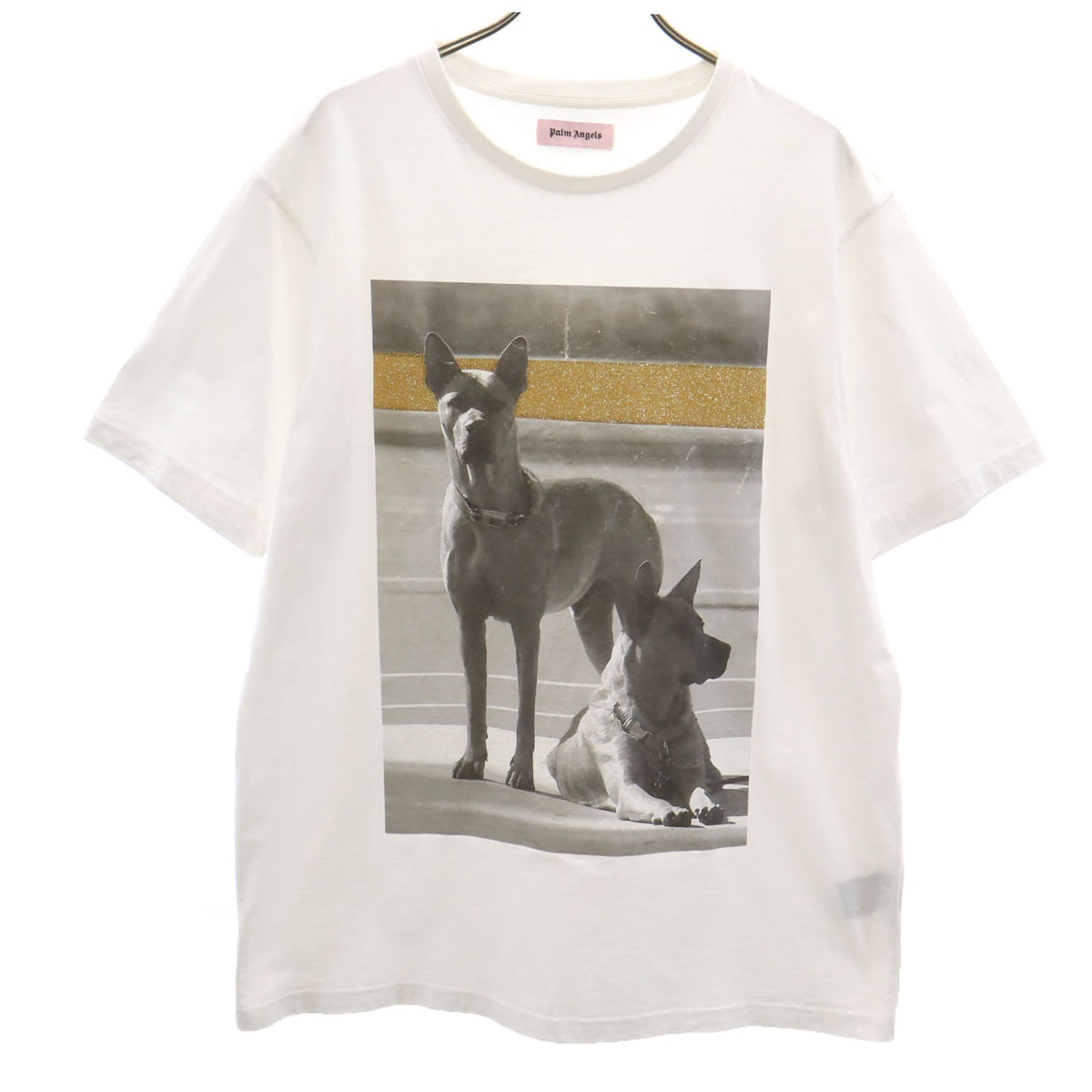 Palm Angels パームエンジェルス 半袖 Tシャツ M 白 ドーベルマン