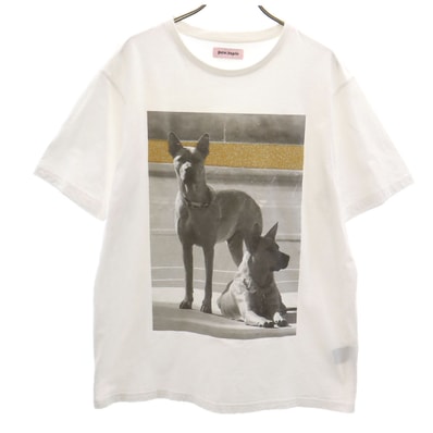 Palm Angels パームエンジェルス 半袖 Tシャツ M 白 ドーベルマン
