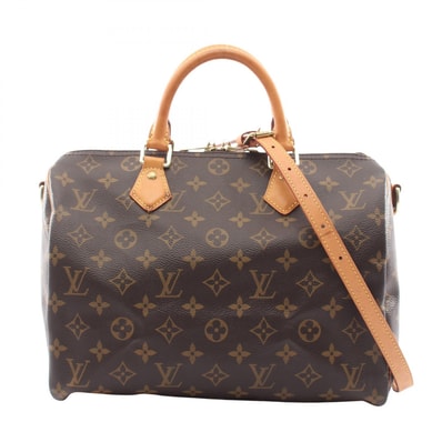ルイ・ヴィトン LOUIS VUITTON スピーディ バンドリエール30 2WAY ハンドバッグ バッグ PVCコーティングキャンバス レザー モノグラム レディース ブラウン系 M41112 【中古】