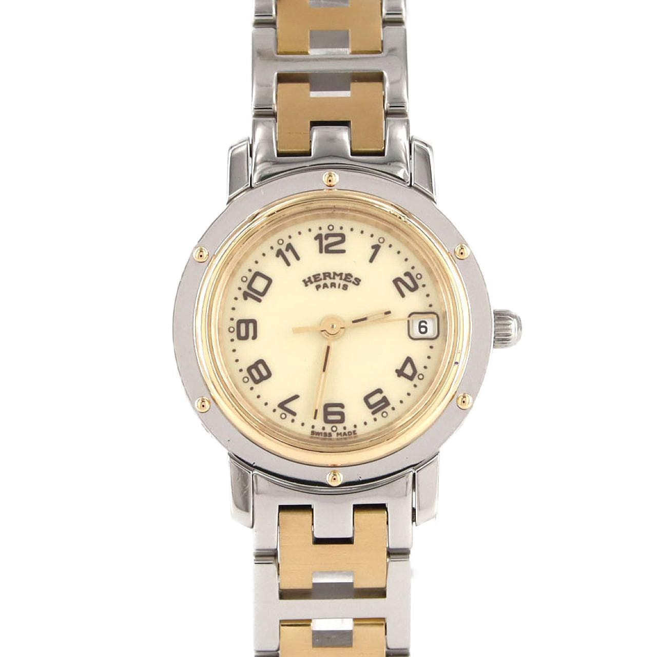 エルメス クリッパー コンビ CL4.220 SSxGP クォーツ