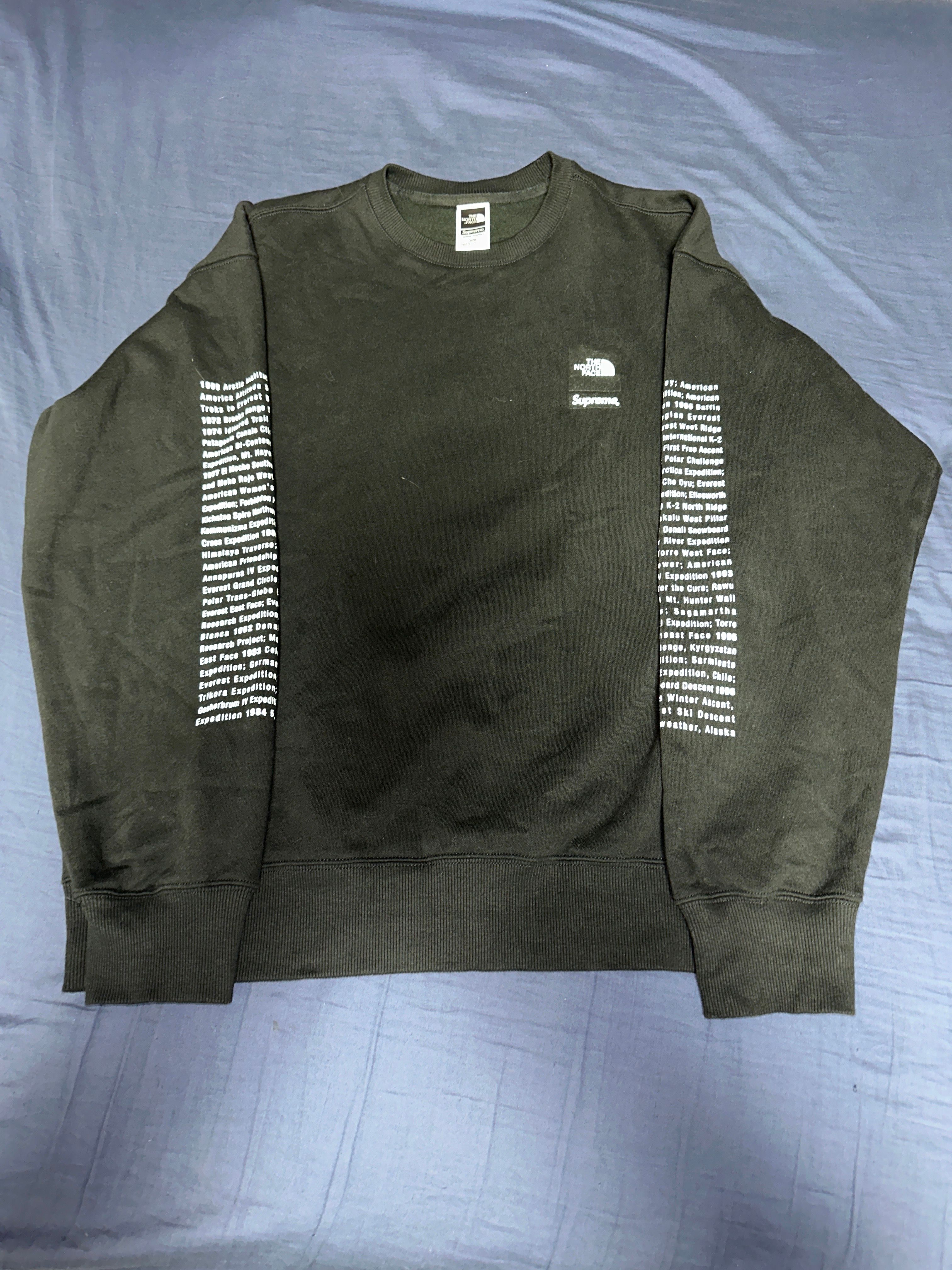 Supreme x The North Face Crewneck "Black"