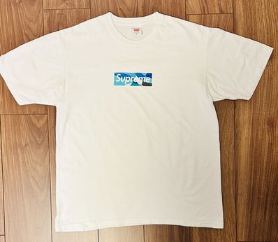 Supreme / Emilio Pucci® Box Logo Tee "White/Blue"