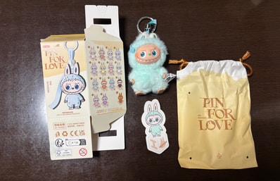 POP MART THE MONSTERS (LABUBU) Pin for Love Series-Vinyl Plush Pendant (A-M) I