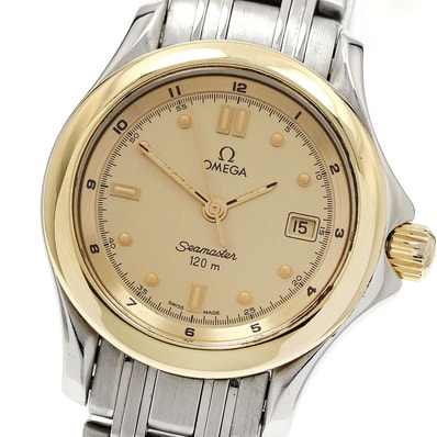 オメガ シーマスター120 YGベゼル 2371.10 レディース 【中古】