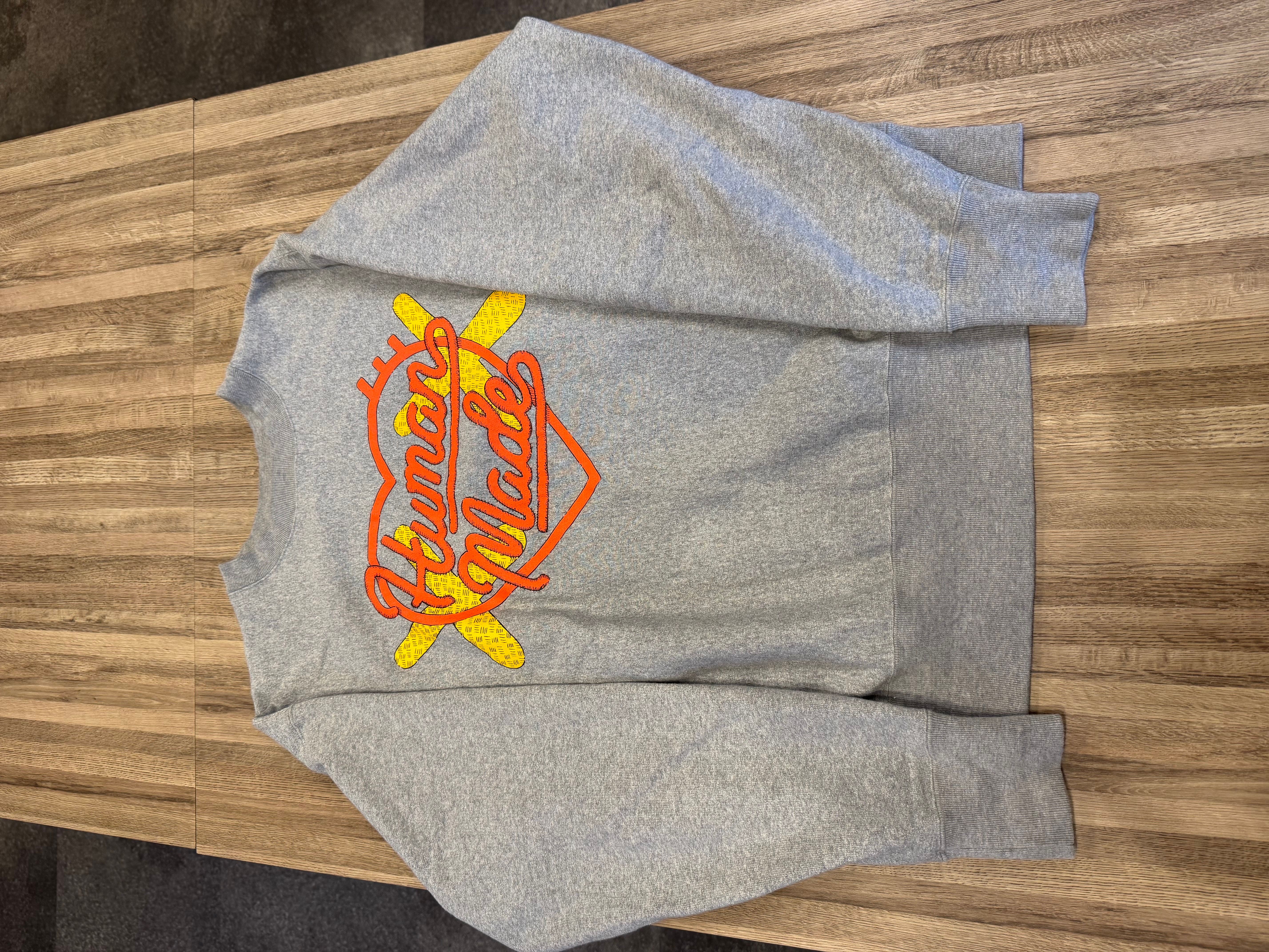HUMAN MADE x KAWS Made Sweatshirt "Gray"