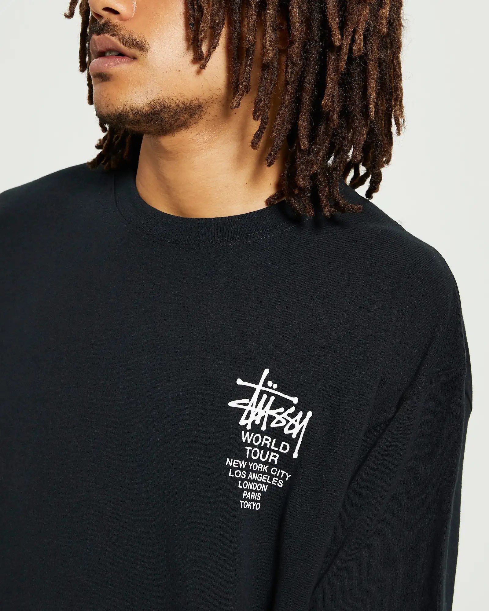 新品★海外限定 ステューシー Tシャツ ワールドツアー 日本 L 相当