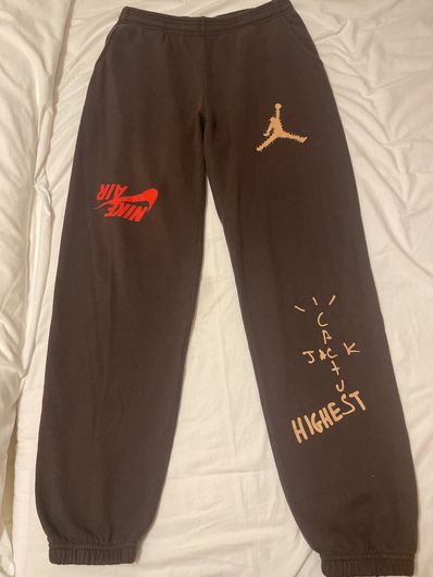 Air Jordan x Travis Cactus Jack Highest Sweatpant "Brown"