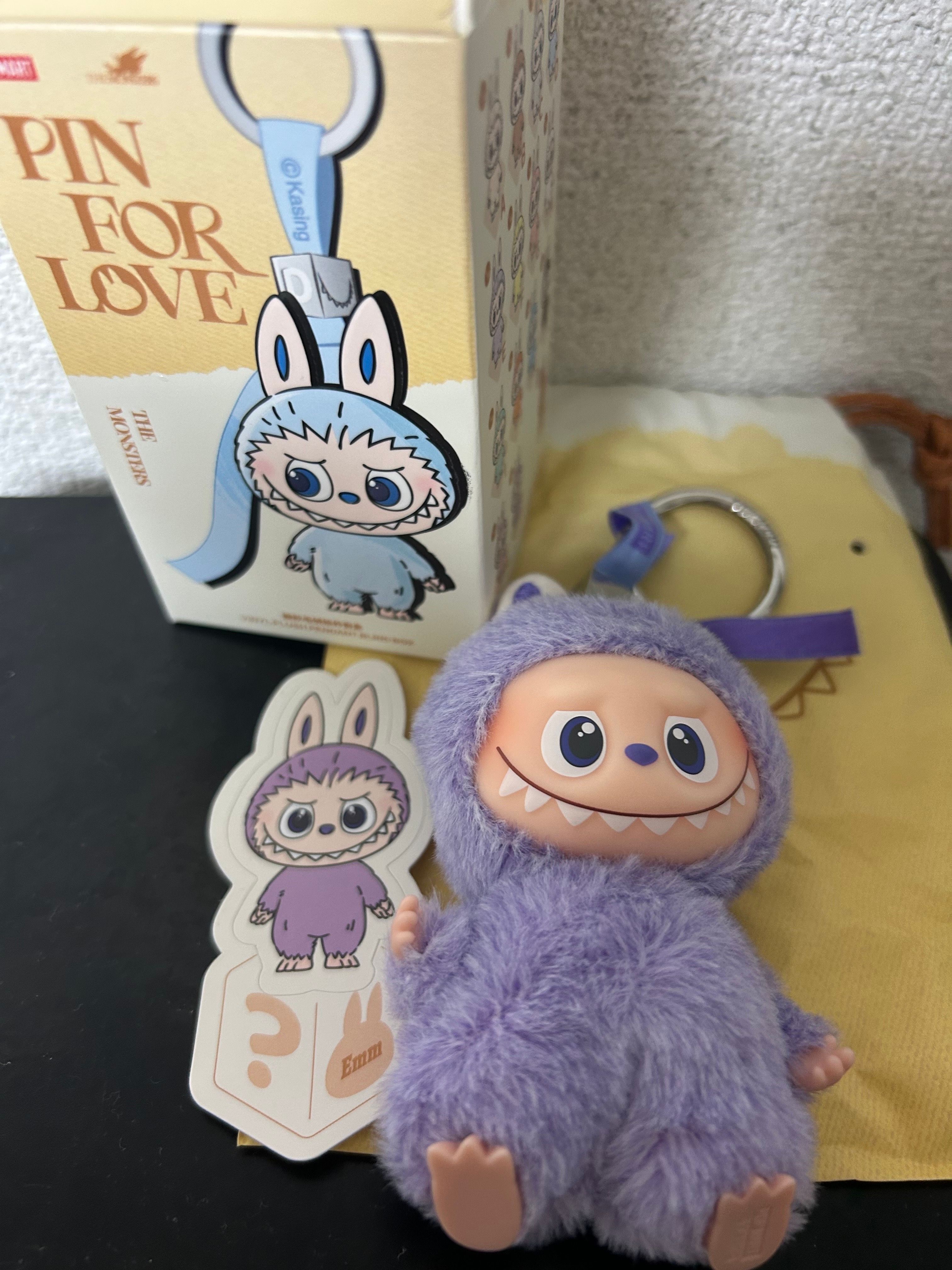 POP MART THE MONSTERS (LABUBU) Pin for Love Series-Vinyl Plush Pendant (A-M) ?