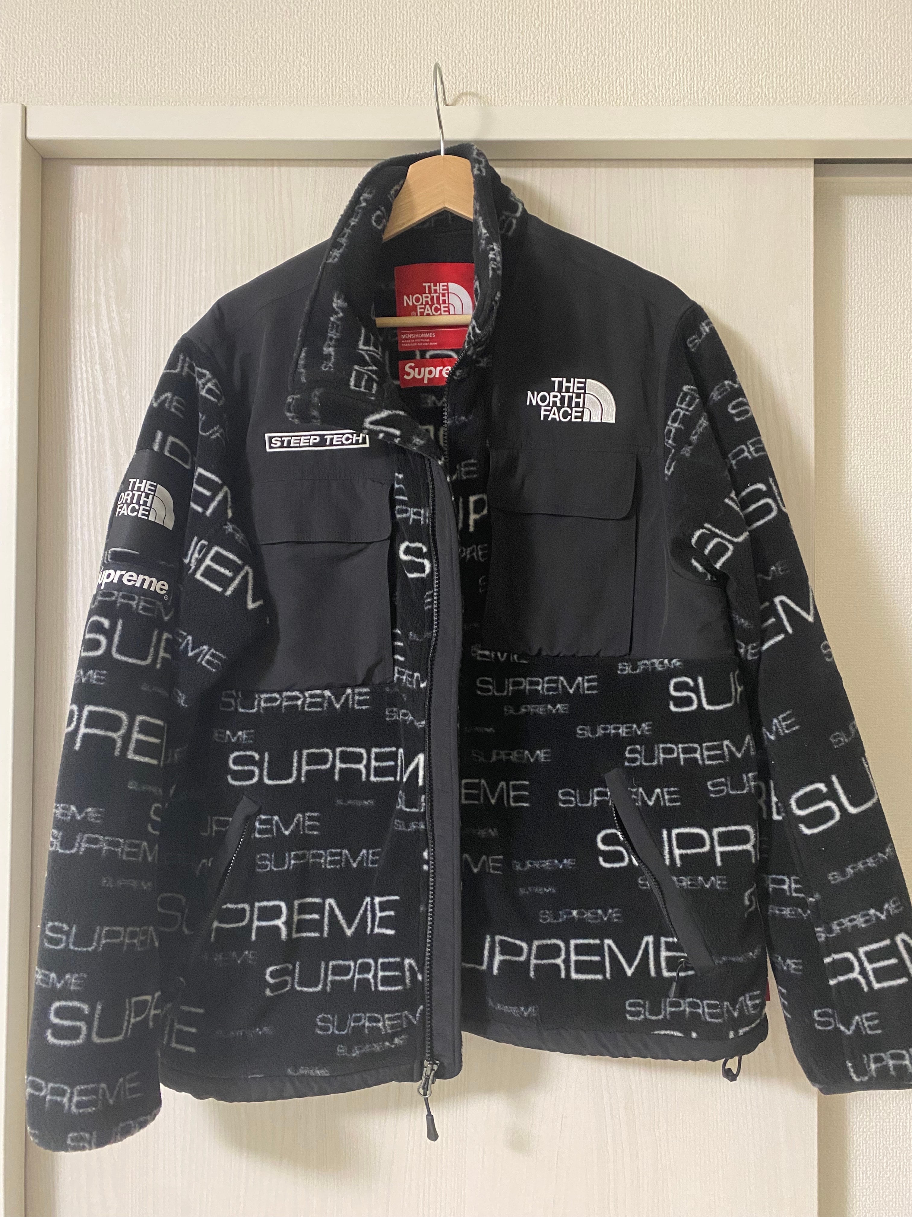 Supreme x The North Face Steep Tech Fleece Jacket "Black"