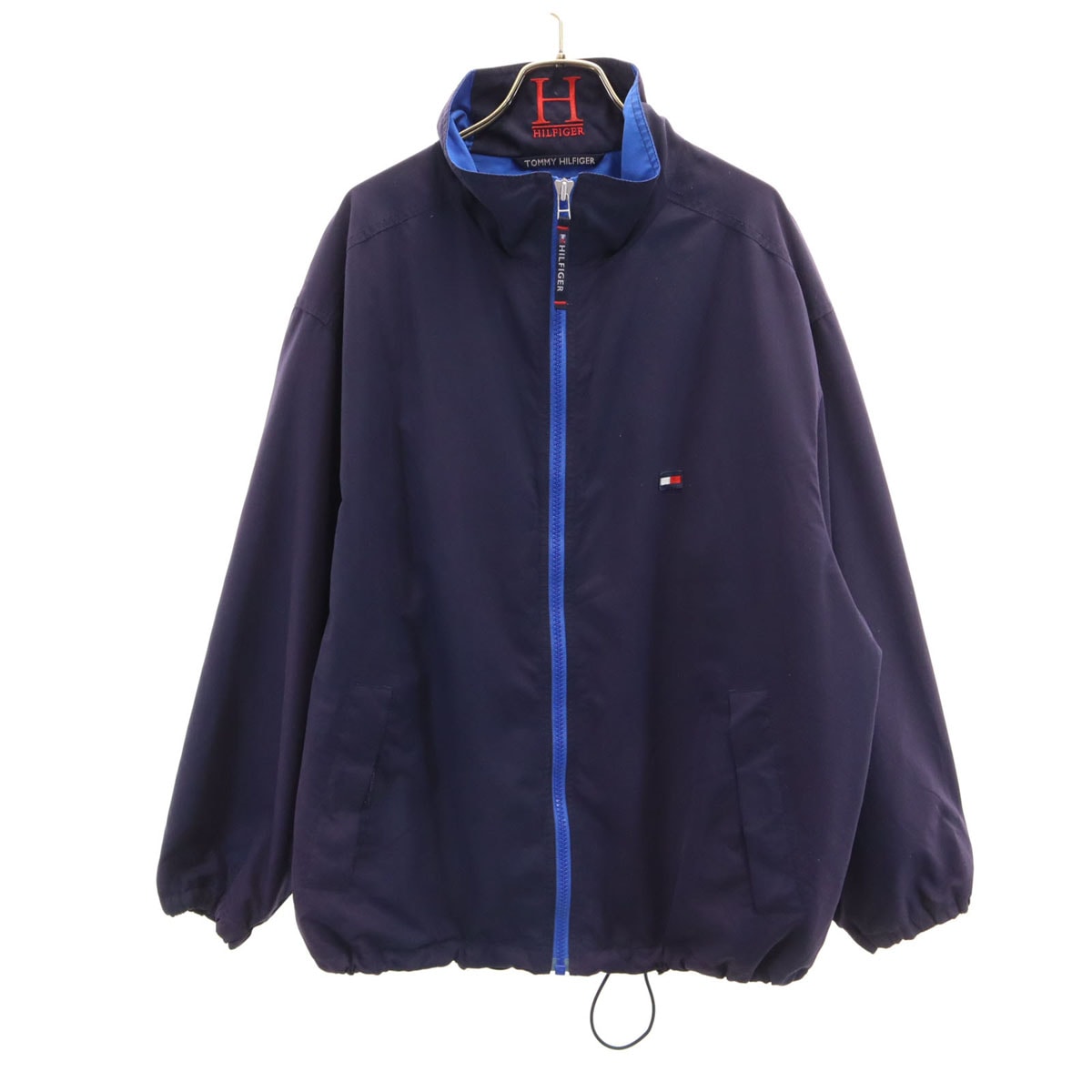 TOMMY HILFIGER トミーヒルフィガー 90s オールド ブルゾン L ネイビー ジャケット 裏メッシュ