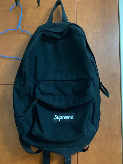 Supreme Canvas Backpack "Black"