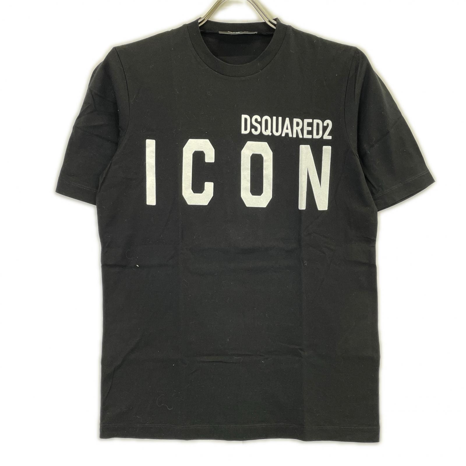 ディースクエアード S80GC0001 20年 Renny Fit ICON アイコン×ロゴプリント 半袖 Tシャツ XS