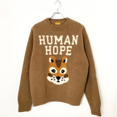 HUMAN MADE x j-hope of BTS HUMAN HOPE Low Gauge Knit "Brown"