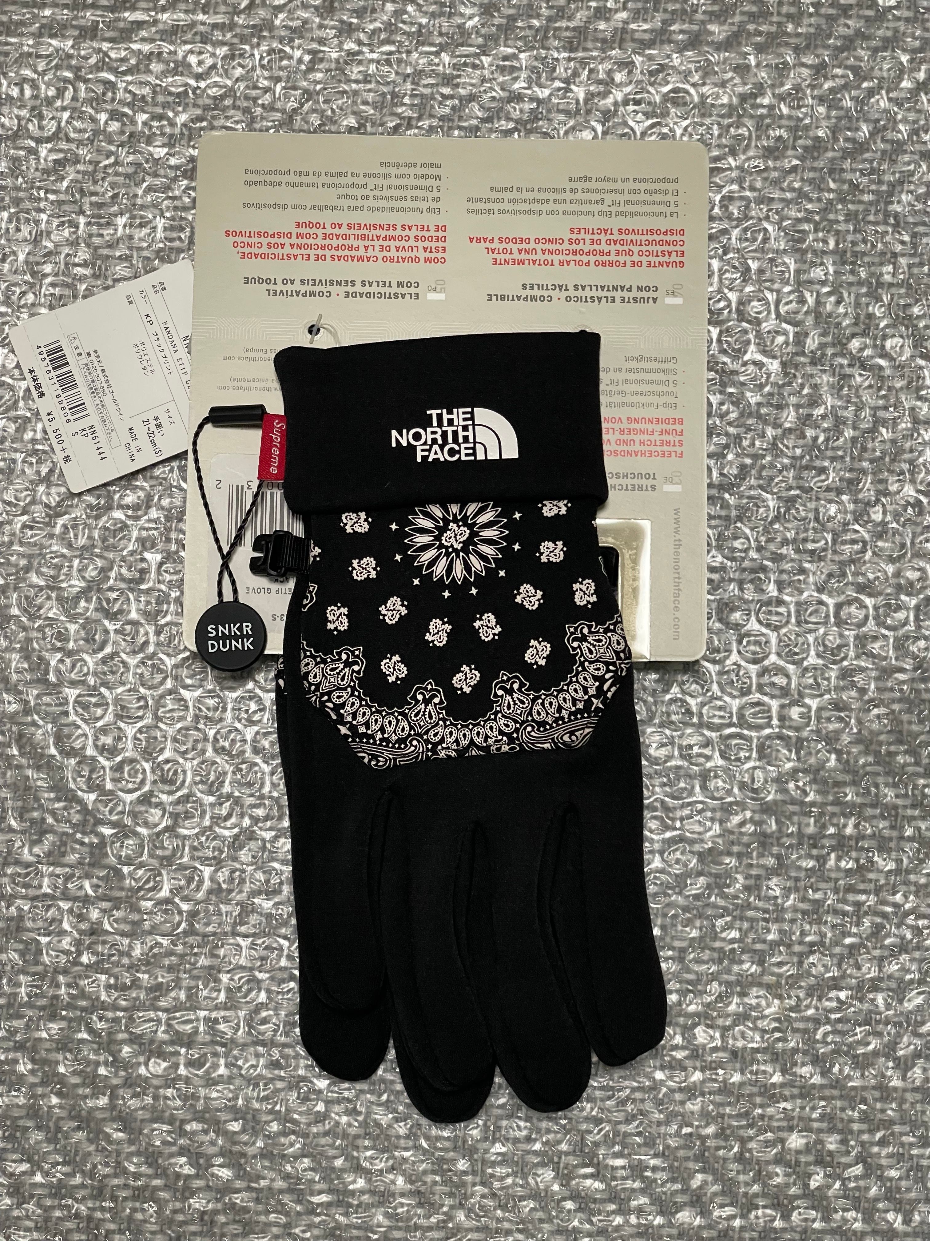 Supreme The North Face Bandana Etip Glove "Black"
