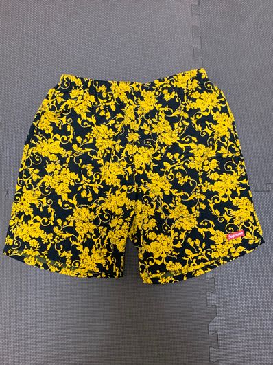 supreme Nylon Water Short Teal Floral